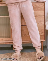 Multicolor Lycra maxi winter pyjamas with random color patterns, diverse sizes M/L from India